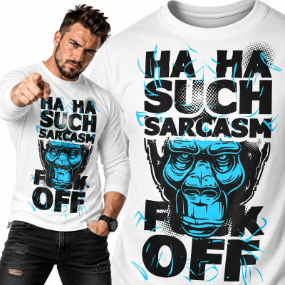 LONGSLEEVE ŚMIESZNY HA HA SUCH